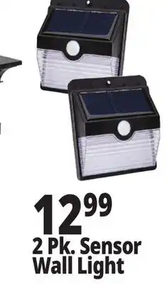 Ocean State Job Lot 2 Pk. Sensor Wall Light Solar Light offer