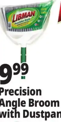 Ocean State Job Lot Libman Precision Angle Broom with Dustpan offer