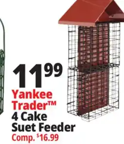 Ocean State Job Lot Yankee Trader 4 Cake Suet Feeder offer
