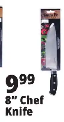 Ocean State Job Lot Santa Fe Professional Grade 8-Inch Chef Knife offer