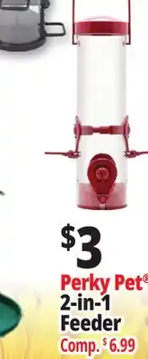Ocean State Job Lot Perky Pet 2-in-1 Feeder offer
