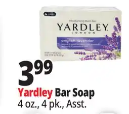 Ocean State Job Lot Yardley London Oatmeal & Almond Bar Soap 4 Count offer
