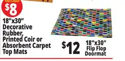 Ocean State Job Lot 18x30 Flip-Flop Foam Doormat offer
