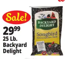 Ocean State Job Lot 25 Lb. Backyard Delight offer
