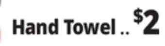 Ocean State Job Lot Hand Towel offer