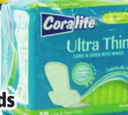 Ocean State Job Lot Coralite Ultra Thin Pads offer