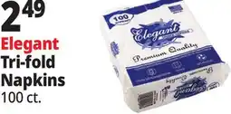 Ocean State Job Lot Elegant Paper Dinner Napkins 100-Count offer