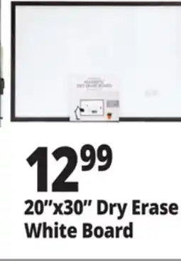Ocean State Job Lot 20x30 Dry Erase White Board offer