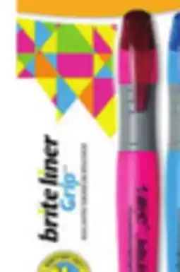 Ocean State Job Lot BIC Brite Liner Grip Highlighters 4-Piece offer