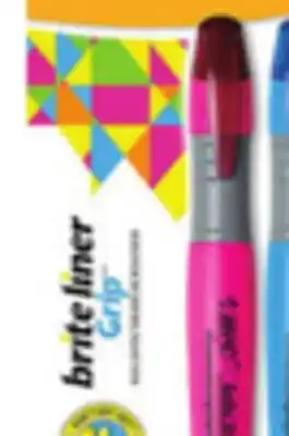 Ocean State Job Lot BIC Brite Liner Grip Highlighters 4-Piece offer