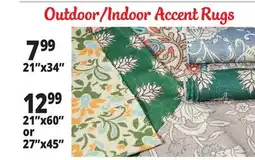 Ocean State Job Lot Indoor/Outdoor Accent Rugs offer