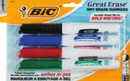 Ocean State Job Lot BIC Intensity Advanced Dry Erase Markers 4 Piece offer