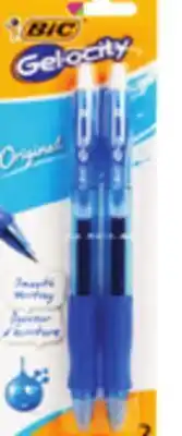 Ocean State Job Lot BIC Gel-ocity Blue Ink Gel Pens 2-Count offer