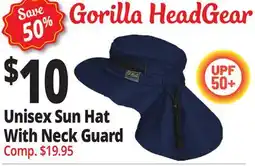 Ocean State Job Lot Unisex Sun Hat With Neck Guard offer