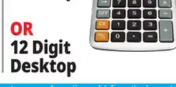 Ocean State Job Lot 12 Digit Desktop offer
