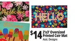 Ocean State Job Lot 24x36 Printed Coir Doormat with Vinyl Backing offer