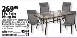 Ocean State Job Lot 5 Pc. Patio Dining Set offer
