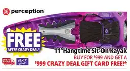Ocean State Job Lot 11' Hangtime Sit-On Kayak offer