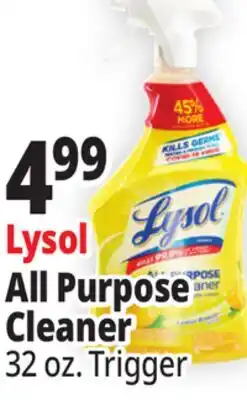 Ocean State Job Lot Lysol All Purpose Cleaner offer