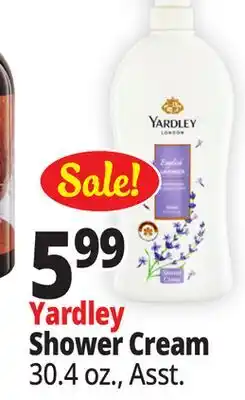 Ocean State Job Lot Yardley Shower Cream offer