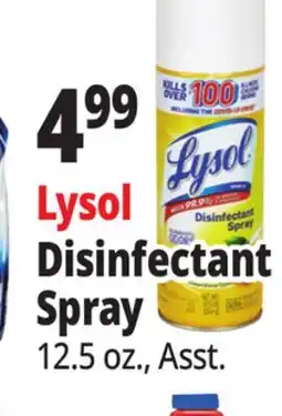 Ocean State Job Lot Lysol Disinfectant Spray offer