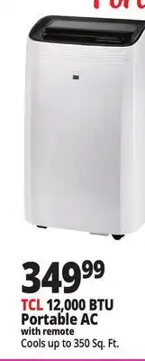 Ocean State Job Lot TCL 12,000 BTU Portable AC offer