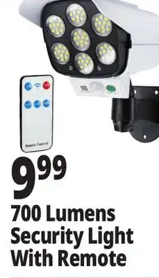 Ocean State Job Lot 700 Lumens Security Light With Remote offer