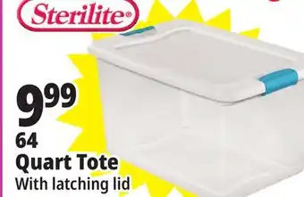 Ocean State Job Lot Sterilite Latch Top Storage Box 64 Qt offer