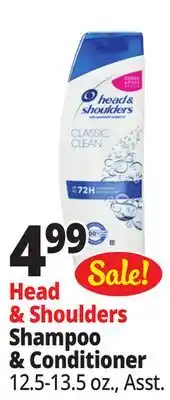 Ocean State Job Lot Head & Shoulders Shampoo & Conditioner offer