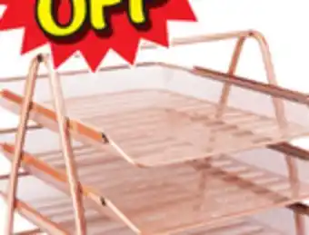 Ocean State Job Lot 3-Tier File Tray offer