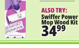 Ocean State Job Lot Swiffer Power Mop for Wood Floor Cleaning Kit 6 Piece offer