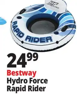 Ocean State Job Lot Bestway Hydro-Force Rapid Rider Tube 53 offer