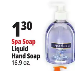 Ocean State Job Lot Spa Soap Antibacterial Liquid Soap 16.9 oz offer