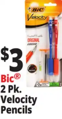 Ocean State Job Lot BIC Velocity Mechanical Pencils 2-Count offer