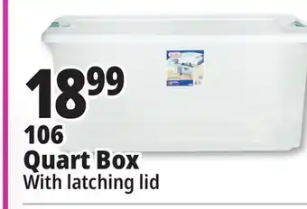 Ocean State Job Lot Sterilite Latch Top Storage Box 106 Qt offer