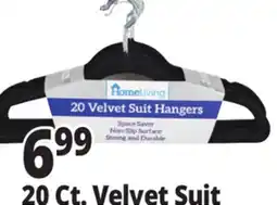 Ocean State Job Lot HomeLiving Velvet Suit Hangers 20 Count offer