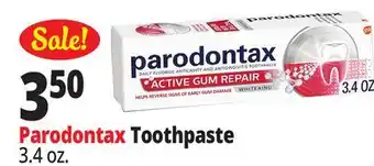 Ocean State Job Lot parodontax Clean Mint Toothpaste 3.4 oz offer