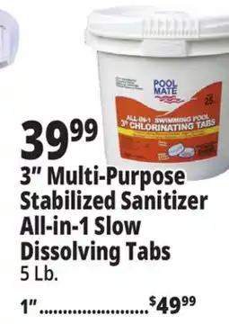Ocean State Job Lot 3 Multi-Purpose Stabilized Sanitizer All-in-1 Slow Dissolving Tabs offer