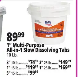 Ocean State Job Lot 1 Multi-Purpose All-in-1 Slow Dissolving Tabs offer