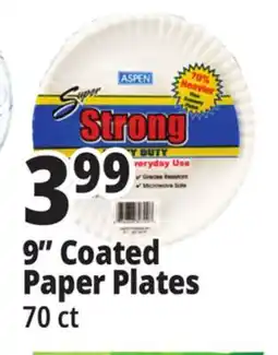 Ocean State Job Lot 9 Coated Paper Plates offer