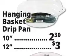 Ocean State Job Lot Hanging Basket Drip Pan offer