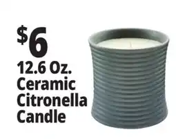 Ocean State Job Lot 12.6 Oz. Ceramic Citronella Candle offer