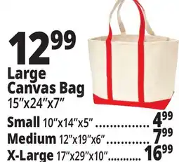 Ocean State Job Lot Heavy-Duty Canvas Tote offer