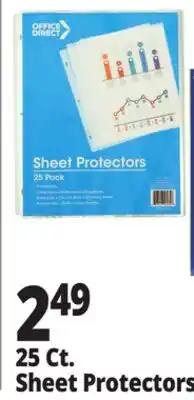 Ocean State Job Lot Office Direct Sheet Protectors 25-Count offer
