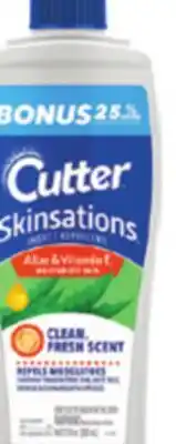 Ocean State Job Lot Cutter Skinsations Insect Repellent 7.5 fl oz offer