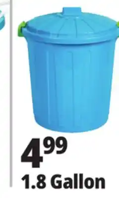 Ocean State Job Lot HemiCasa Small Oscar bin with Lid and Handles 7 L offer