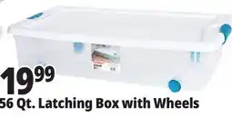 Ocean State Job Lot Sterilite Wheeled Latch Top Storage Box 56 Qt offer