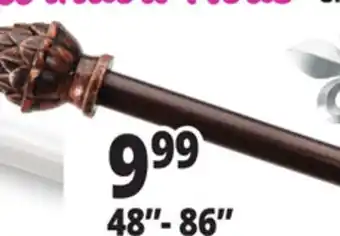 Ocean State Job Lot 48- 86 Decorative Window Rods offer