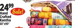 Ocean State Job Lot Hand Crafted Kantha offer