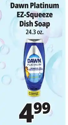 Ocean State Job Lot Dawn Platinum EZ-Squeeze Dish Soap offer
